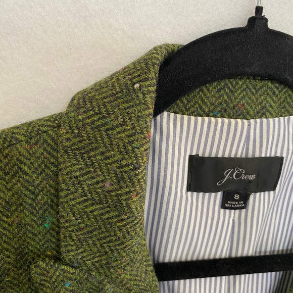 J. Crew Olive Green Wool Blazer - Picture 10 of 10